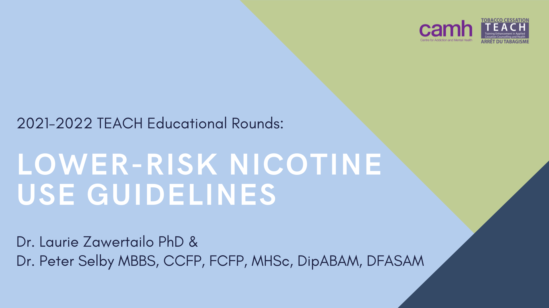 Lower-Risk Nicotine Use Guidelines Thumbnail