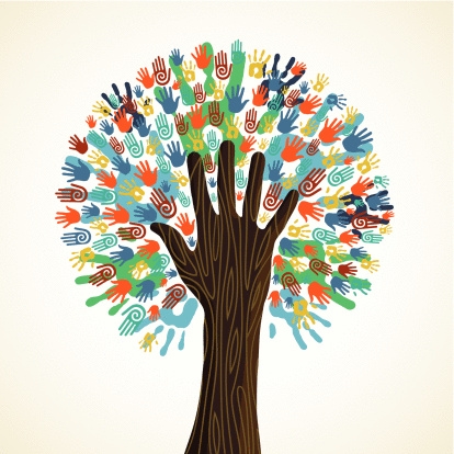 Tree of hands